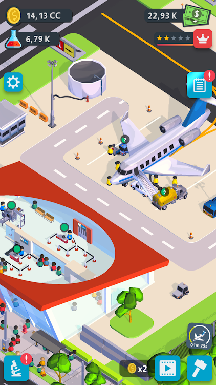 #6. Airport Inc. Idle Tycoon Game (Android) By: Jet Toast