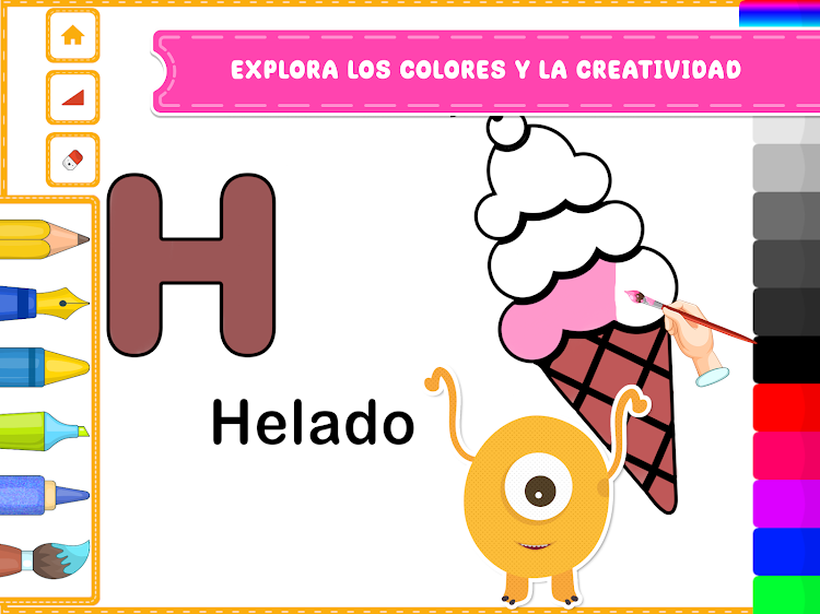 #8. ABCKidsTV-Spanish Tracing Fun (Android) By: Craox Technologies LLP.