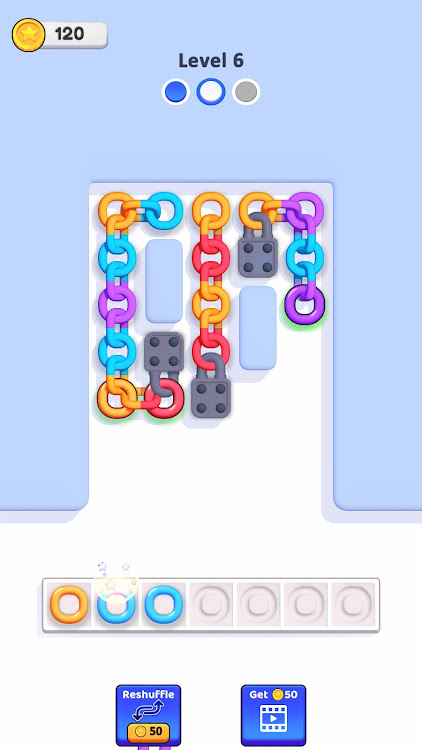 #8. Chain Jam 3D (Android) By: Bugbomb Studio