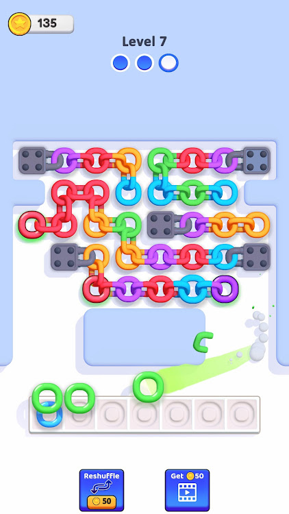 #10. Chain Jam 3D (Android) By: Bugbomb Studio