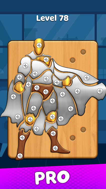 #10. Screw Out Nuts & Bolts Puzzle (Android) By: Mustard Games Studios