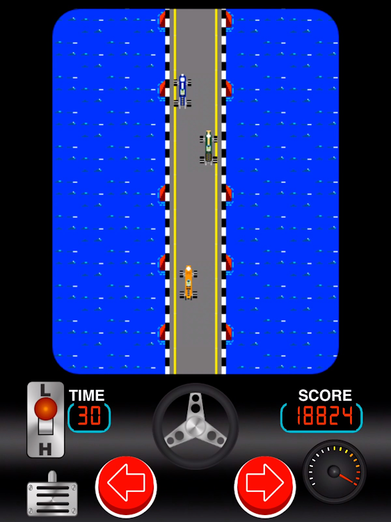 #10. Retro GP, arcade racing games (Android) By: Davihesoft