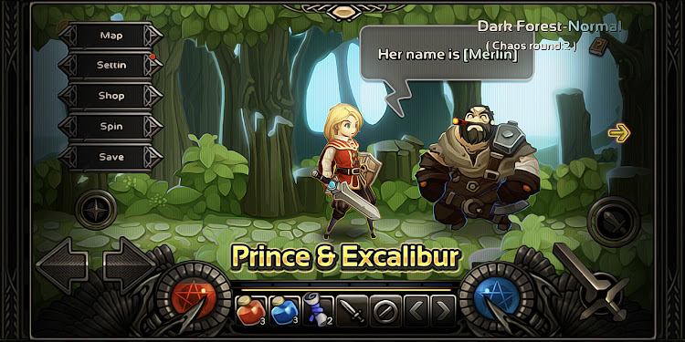 #3. Prince & Excalibur (Android) By: Mgt Studio