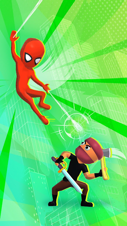 #2. Web Master: Stickman Superhero (Android) By: CASUAL AZUR GAMES