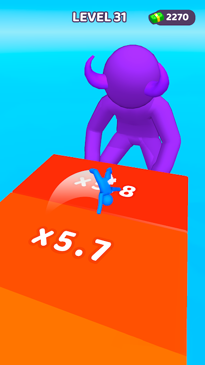 #8. Layer Man 3D: Run & Collect (Android) By: CASUAL AZUR GAMES