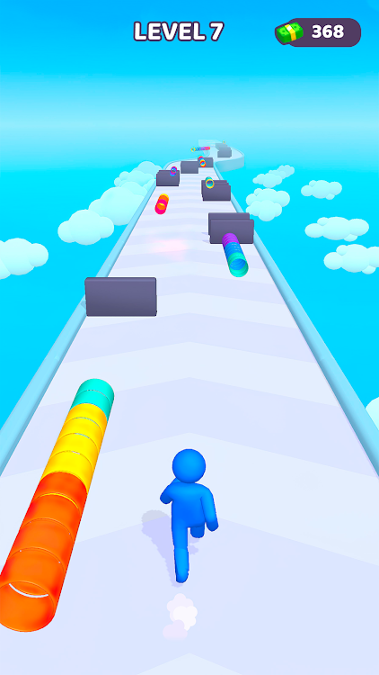 #9. Layer Man 3D: Run & Collect (Android) By: CASUAL AZUR GAMES