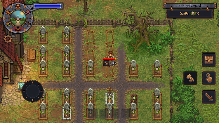 #2. Graveyard Keeper (Android) By: tinyBuild