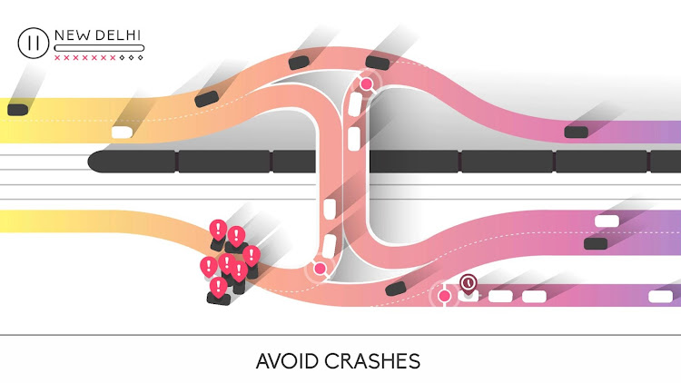 #5. Traffix: Traffic Simulator (Android) By: Infinity Games, Lda