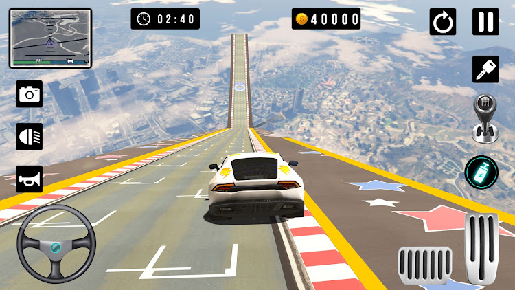 #2. Ramp Car Stunts - Car Games (Android) By: Games Wing