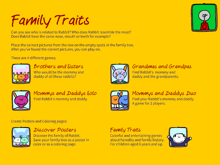 #7. Family Traits (Android) By: Studio Lassa