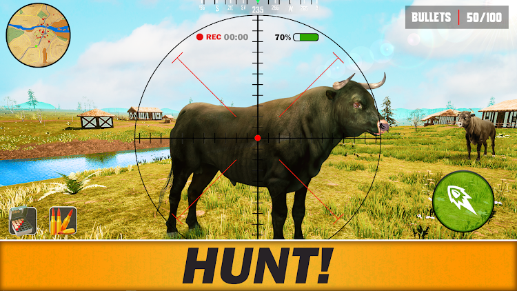 #2. Real Wild Animal Hunting Game (Android) By: crushiz