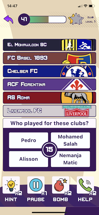 #3. Football Master Quiz (Android) By: lcqd