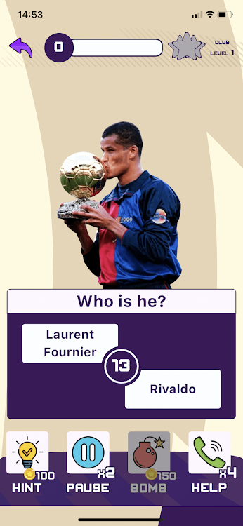 #6. Football Master Quiz (Android) By: lcqd