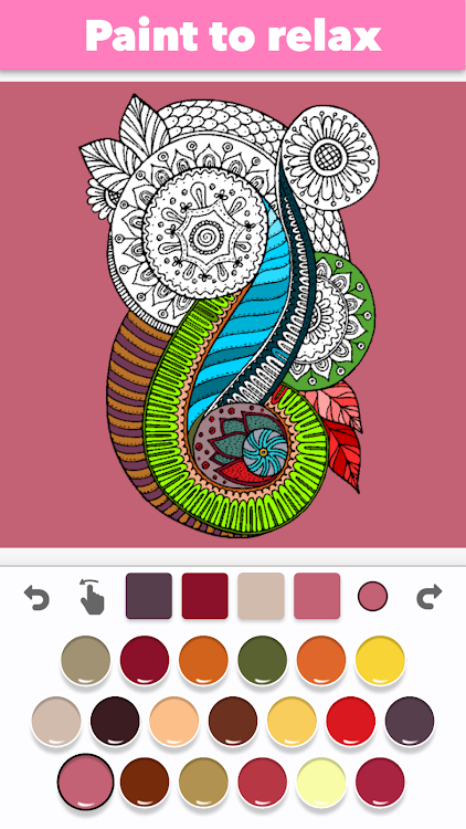 #5. Color Draw: Coloring Book (Android) By: 17Studio LLC