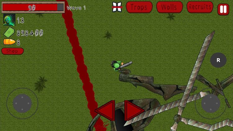 #2. Dead Uprising: Zombie Survival (Android) By: Grumpy Potato Games