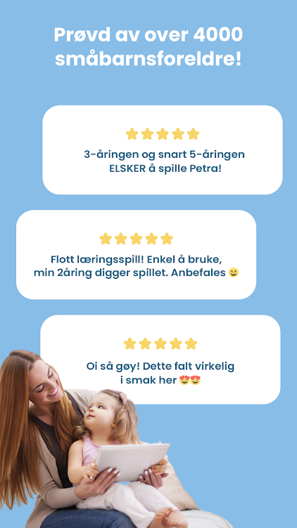 #10. Petra - lek og lær (1-6 år) (Android) By: Petras verden