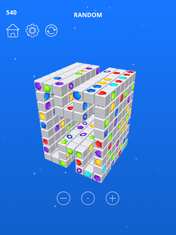 #7. Triple Match 3D Cube (Android) By: Puzzle Games Offline