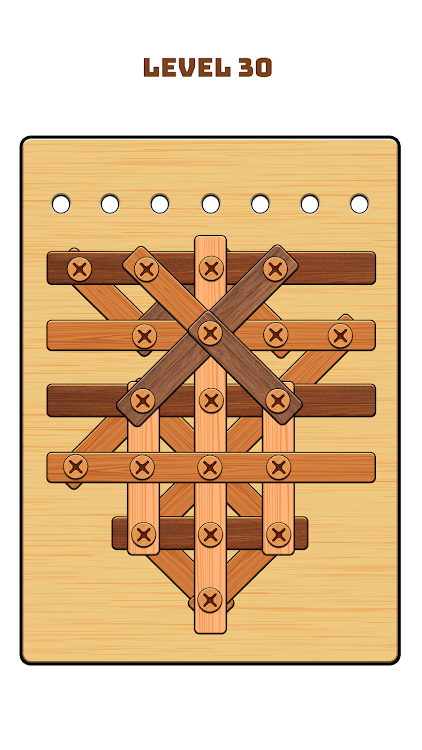 #5. Nuts & Bolts Game: Wood Puzzle (Android) By: Bravestars Games