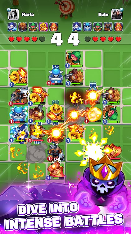 #2. Hero Tactics: 2 Player Game (Android) By: Miniclip.com