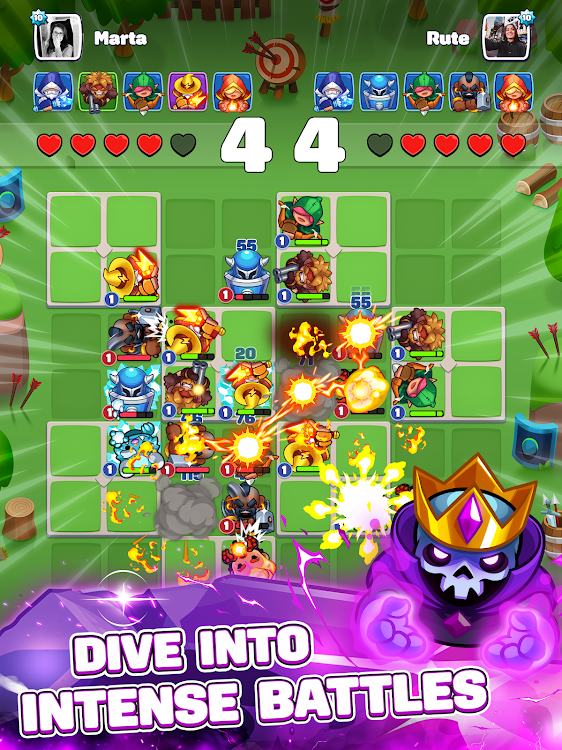 #7. Hero Tactics: 2 Player Game (Android) By: Miniclip.com