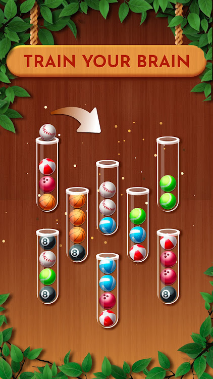 #10. Woody Sort: Ball Sort Puzzle (Android) By: Unico Studio