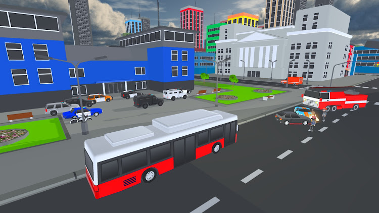 #4. Bus Driving Game City Bus Game (Android) By: Rocklance games