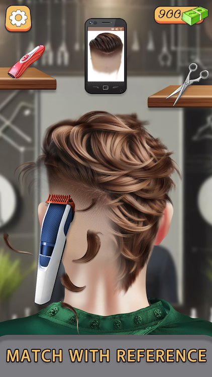 #8. Barber Shop Hairdresser Game (Android) By: Kidzfunstudioz