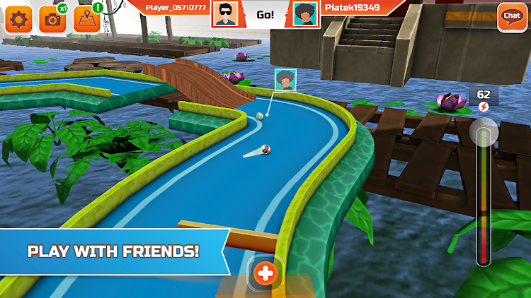 #4. Mini Golf 3D Multiplayer Rival (Android) By: Mobile Sports Time