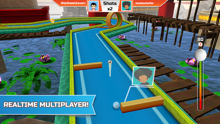 #10. Mini Golf 3D Multiplayer Rival (Android) By: Mobile Sports Time