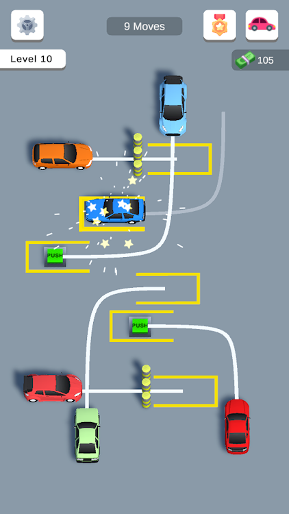 #6. Parking Order 3D: Move Car (Android) By: Wizigon