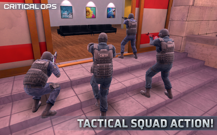 #9. Critical Ops: Multiplayer FPS (Android) By: Critical Force Ltd.