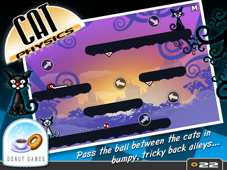 #4. Cat Physics (Android) By: Donut Games