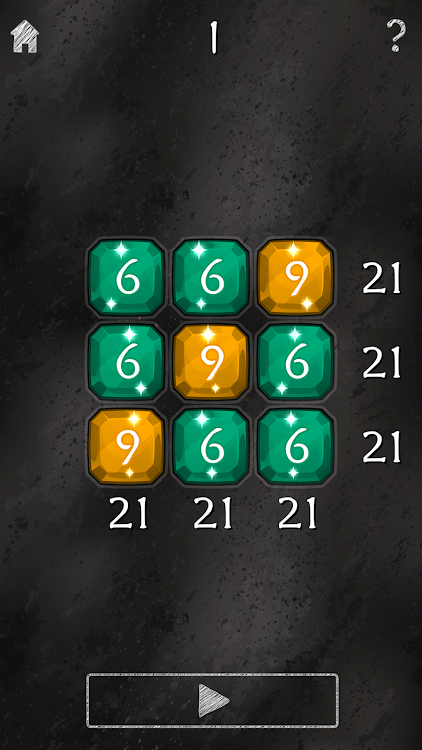 #3. XXI: 21 Puzzle Game (Android) By: TMSOFT