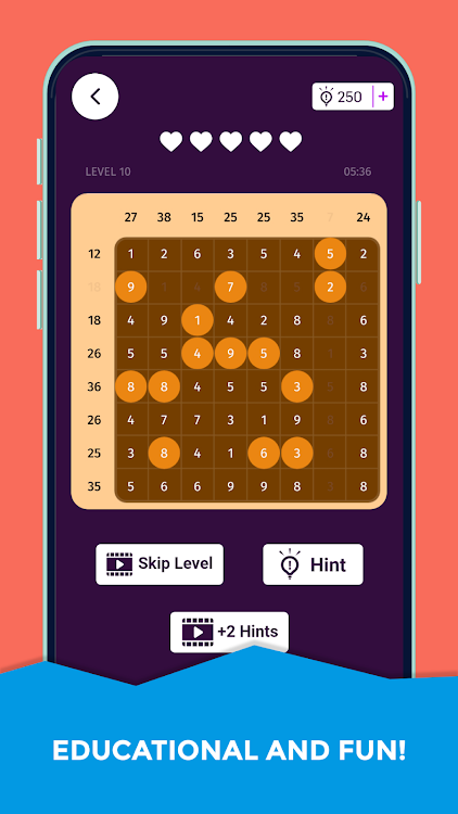 #3. Math Sum : A Number Game (Android) By: Happy Adda Studios Pvt Ltd