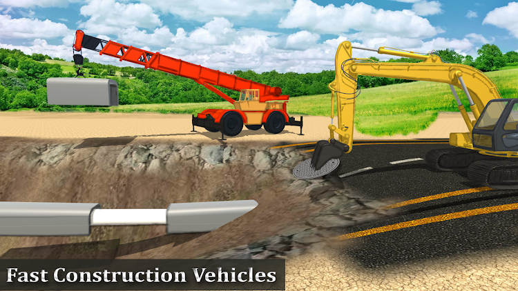 #5. Heavy Construction Road Build (Android) By: Gameboost Studio Inc.