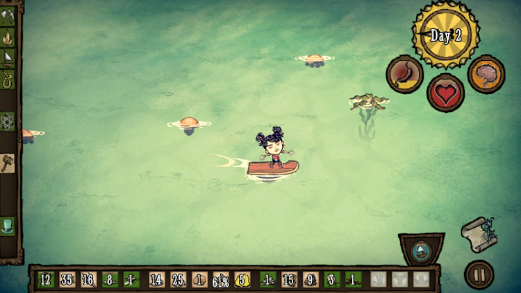 #3. Don't Starve: Shipwrecked (Android) By: Klei Entertainment Inc.