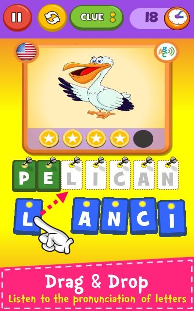 #8. Learn to Spell & Write (Android) By: Orange Studios Games