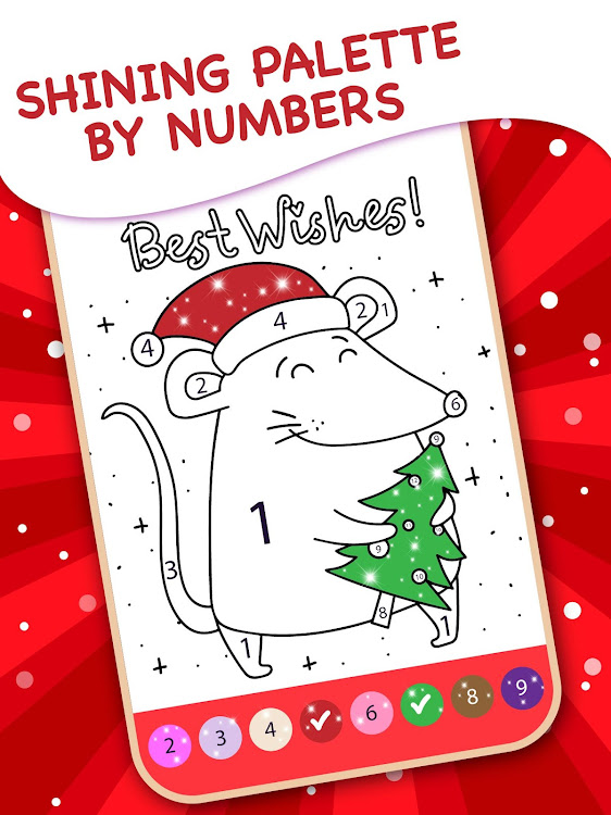 #2. Kids Christmas Coloring Book (Android) By: VladMadGames