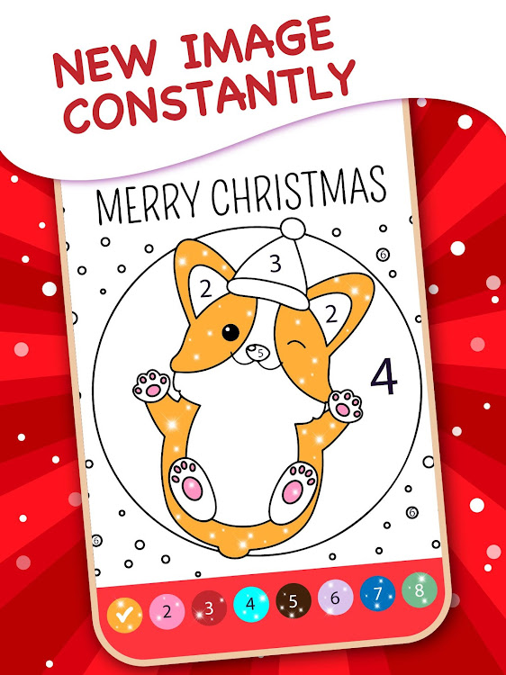 #4. Kids Christmas Coloring Book (Android) By: VladMadGames