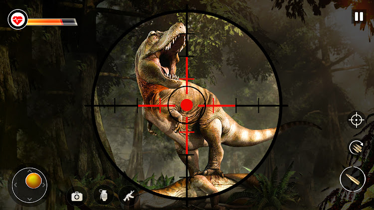 #4. Dino Hunter 3D - Hunting Games (Android) By: Door to games