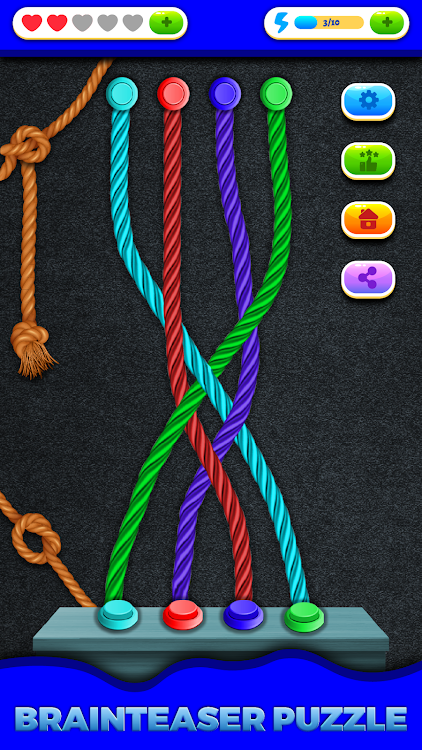 #8. Tangle Twist : Solve Untangle (Android) By: GamesPlus