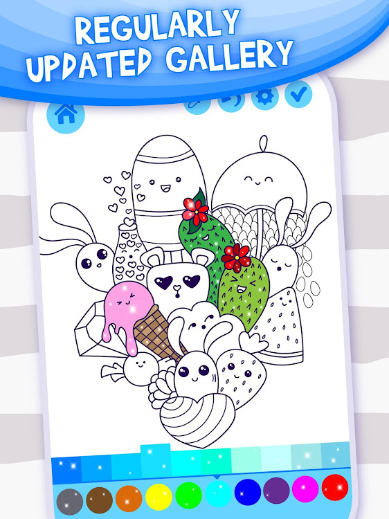 #3. Doodle Coloring Book for Kids (Android) By: VladMadGames