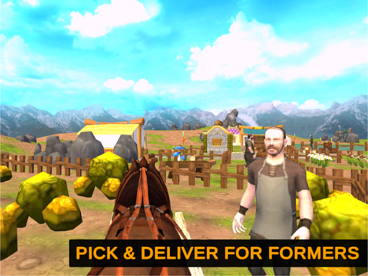 #9. Horse Cart Carriage Game 3D (Android) By: EpicEdge Games