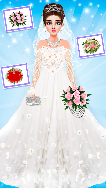 #2. Dress Up Games: Wedding Makeup (Android) By: Think Games Studios