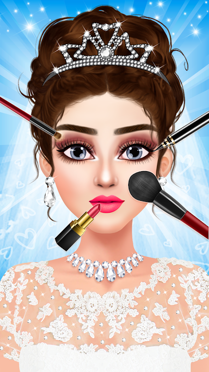 #5. Dress Up Games: Wedding Makeup (Android) By: Think Games Studios