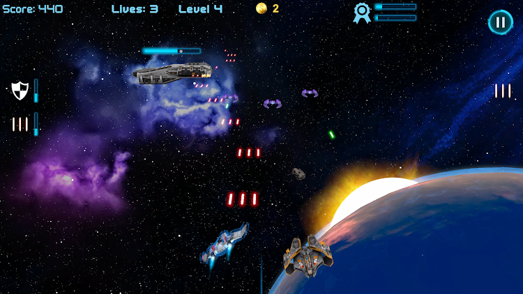 #3. Nymerian Fighter Space Shooter (Android) By: Nymerian Games