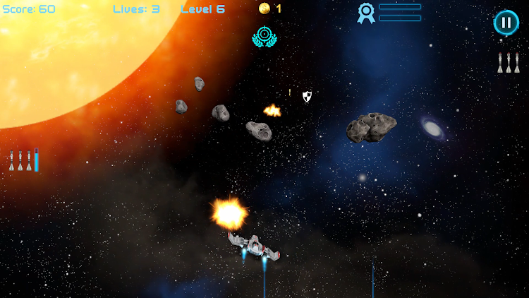 #7. Nymerian Fighter Space Shooter (Android) By: Nymerian Games