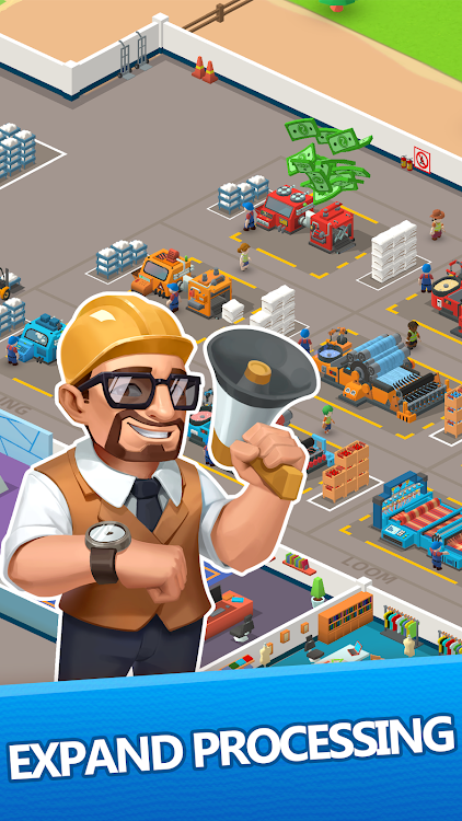 #3. Wool Inc: Idle Factory Tycoon (Android) By: CyberJoy Game