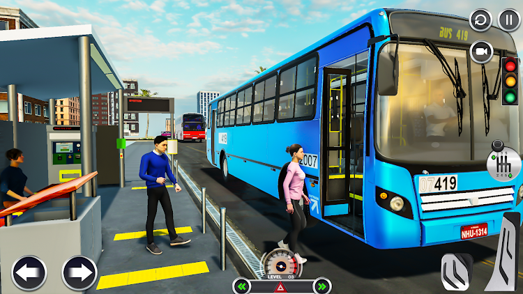 #3. City Traffic Bus Sim Game 2023 (Android) By: Munna Games