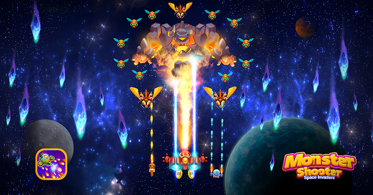 #9. Monster Shooter: Space Invader (Android) By: GCenter